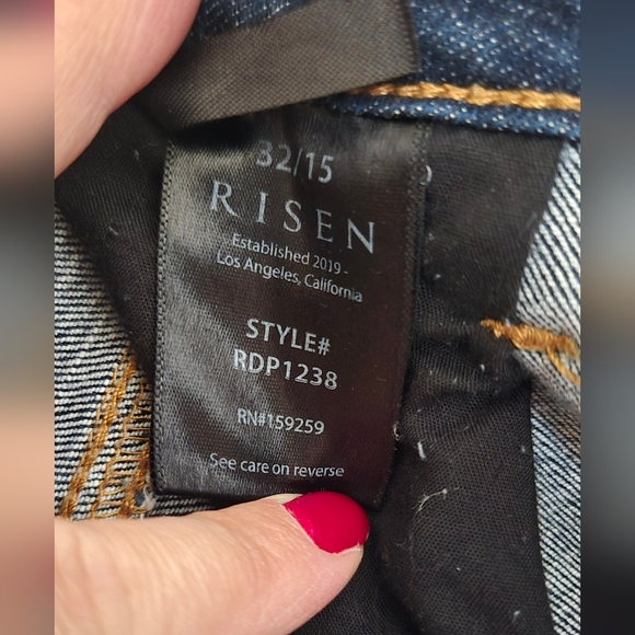 Risen Dark Skinny Jeans 32/15 - Picture 5 of 5
